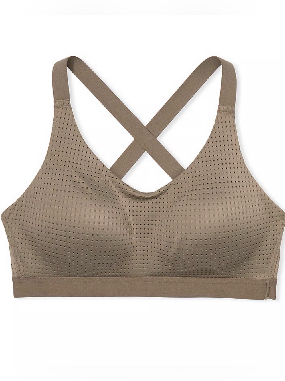 Victoria’s Secret Lightweight Mesh Sports Bra Terra Olive